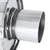 Spec-D Tuning 341 Style Spiral Muffler 2.5 Inch Inlet, MF-SS341 MF-SS341